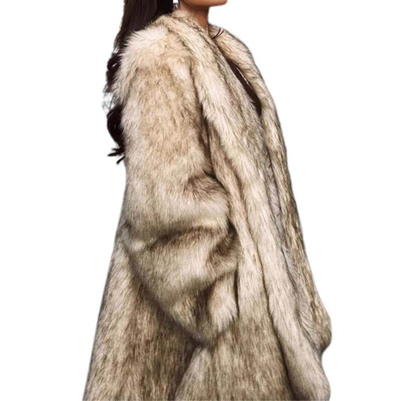 Women's Casual Furry Jacket - Stylish Lapel, Warm & Comfortable - Buy Center