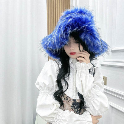Fashionable Raccoon Fur Hat - Stylish Winter Accessory for Women 2025 - Buy Center
