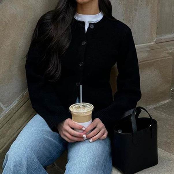 Women's Slim Fit Cropped Cardigan Coat - Stylish & Versatile Fashion 2025 - Buy Center