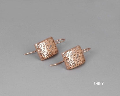 Elegant Hollow Design Alloy Earrings - Premium Gold & Silver Styles - Buy Center