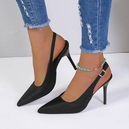 Buycenter Trendy Closed Toe High Heel Sandals - Stylish Women’s Footwear - Buy Center