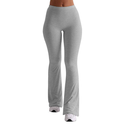 Stylish Women's Boot-Cut Trousers - High Waist, Versatile Fit for Any Occasion - Buy Center