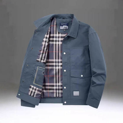 Versatile Loose Workwear Coat - Stylish Turn-Down Collar, Sizes M-5XL - Buy Center