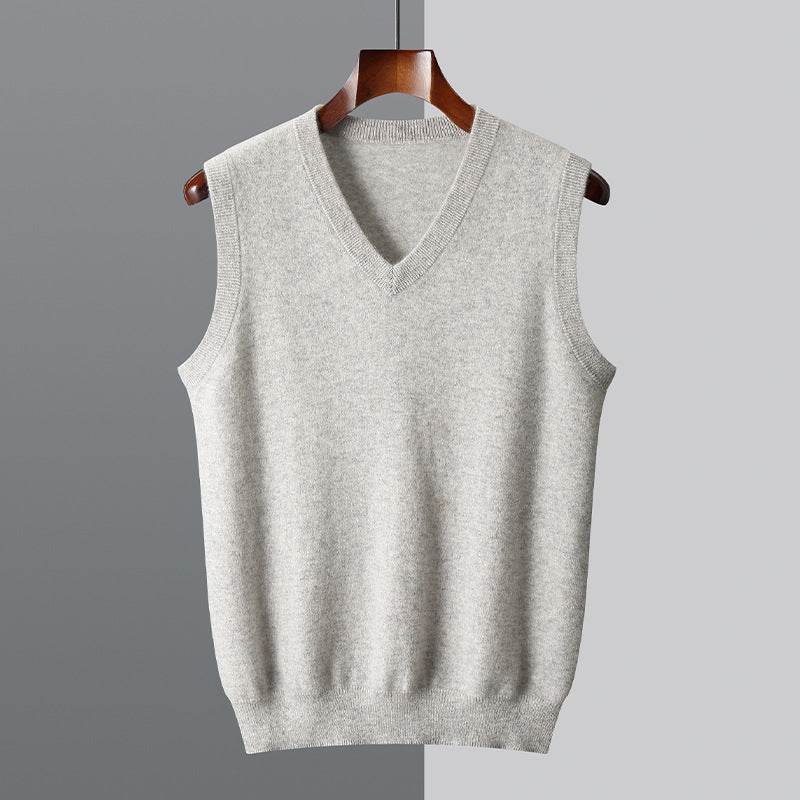 Stylish Men's V-Neck Vest Sweater - Casual & Trendy Fashion 2025 - Buy Center