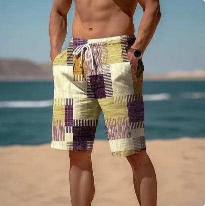 New Summer Hawaiian Printed Men's Shorts - Breathable & Micro Elastic Comfort - Buy Center