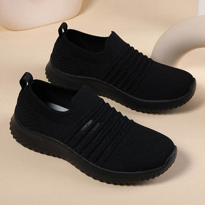 Women's Breathable Mesh Sneakers - Lightweight Casual Flats for Summer - Buy Center