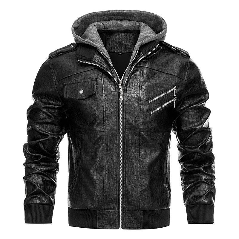 Men's PU Leather Coat - Stylish Retro Fashion Jacket for Winter 2025 - Buy Center