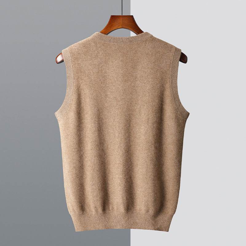Stylish Men's V-Neck Vest Sweater - Casual & Trendy Fashion 2025 - Buy Center
