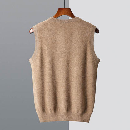 Stylish Men's V-Neck Vest Sweater - Casual & Trendy Fashion 2025 - Buy Center