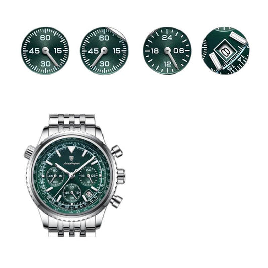 Men's Waterproof Luminous Quartz Watch - Multi-Function & Stylish Design - Buy Center