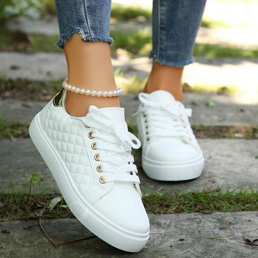 Buycenter Casual Sports Skate Shoes for Women - Spring/Fall Flat Heels - Buy Center