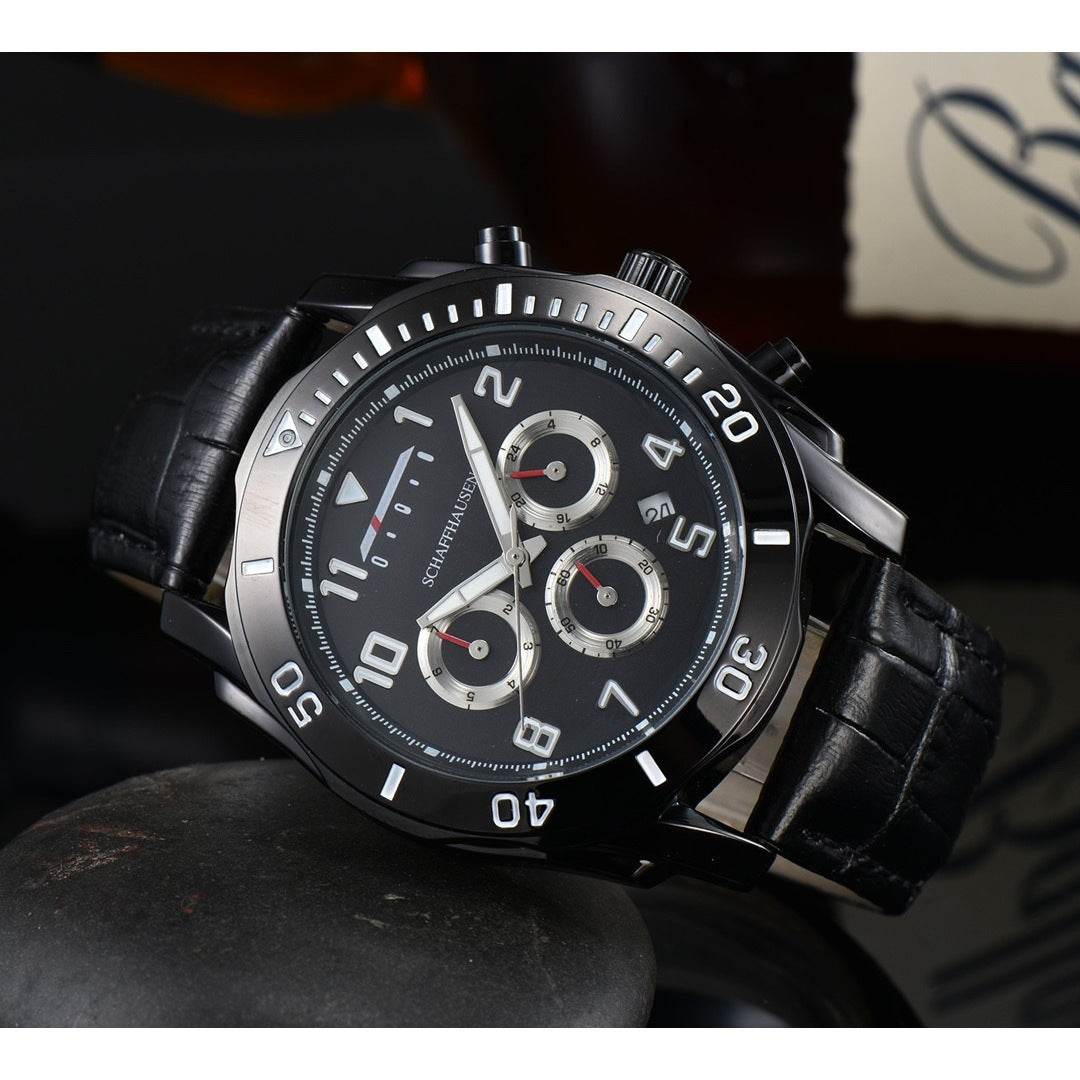 Buycenter Six-Pin Quartz Men's Business Watch - Stylish Full-Function Design - Buy Center