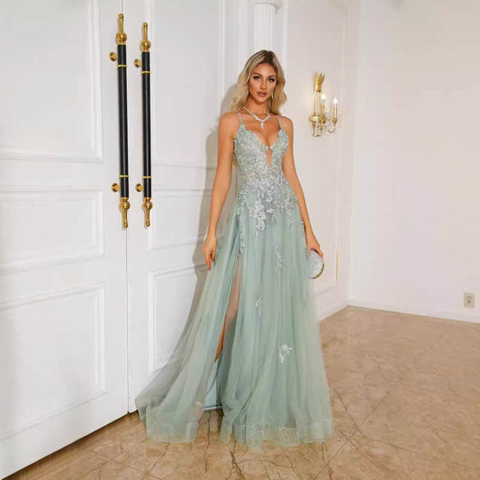 Elegant Women's Evening Dresses - Trendy Long Suspender Styles 2025 - Buy Center