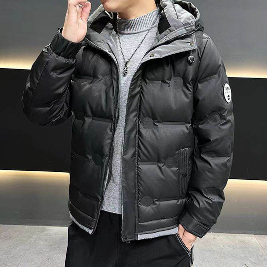 Warm Duck Down Youth Coat - Stylish Polyester Trench for Teens, Sizes L-5XL - Buy Center