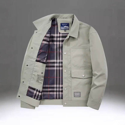 Versatile Loose Workwear Coat - Stylish Turn-Down Collar, Sizes M-5XL - Buy Center