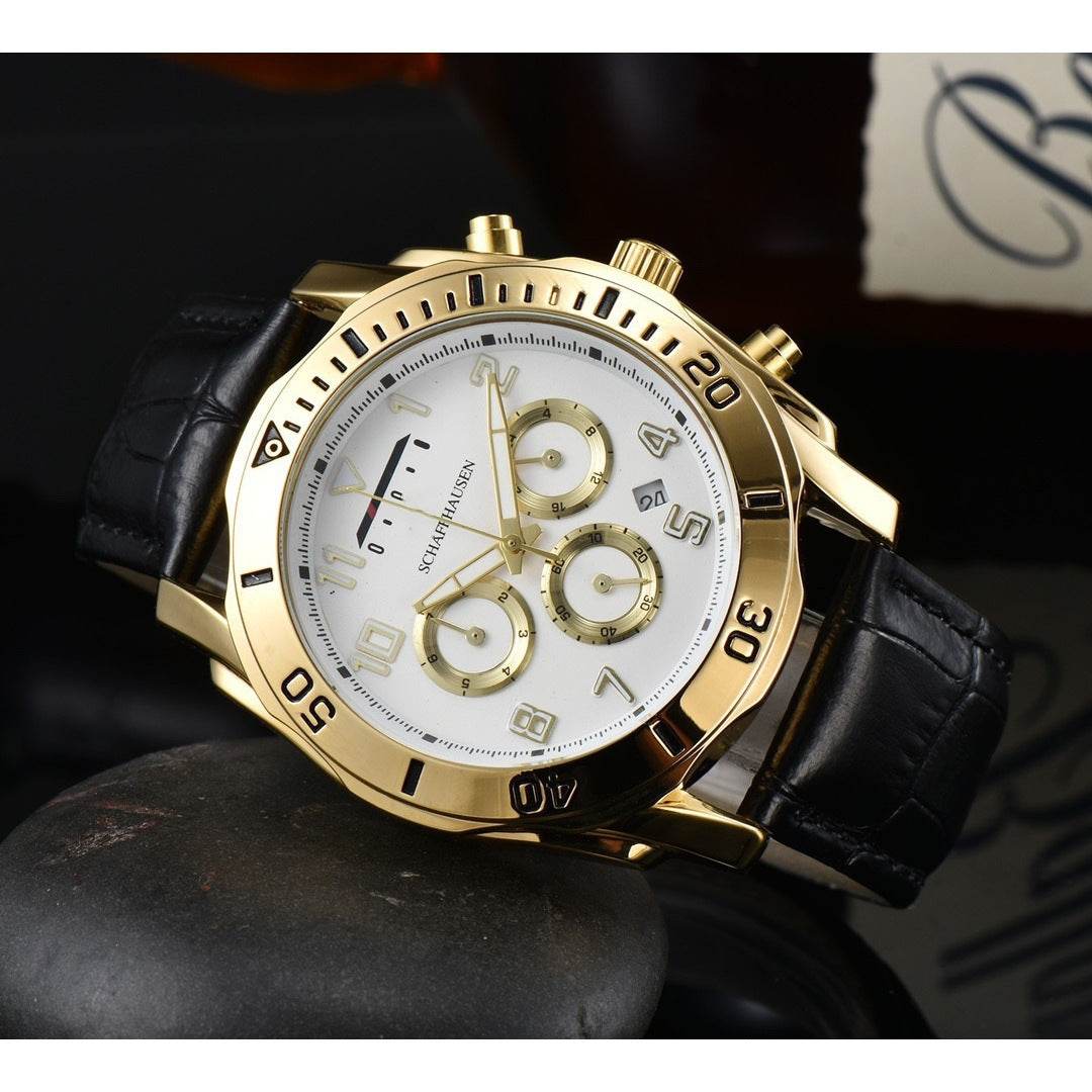 Buycenter Six-Pin Quartz Men's Business Watch - Stylish Full-Function Design - Buy Center