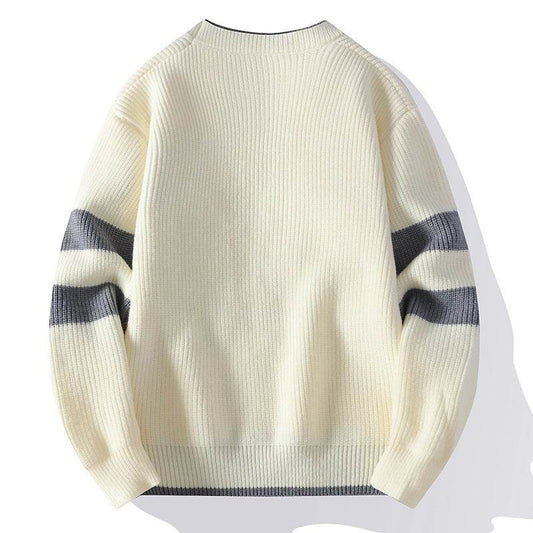 Boys Casual Knitted Sweater - Trendy Autumn Winter Pullover Fashion - Buy Center