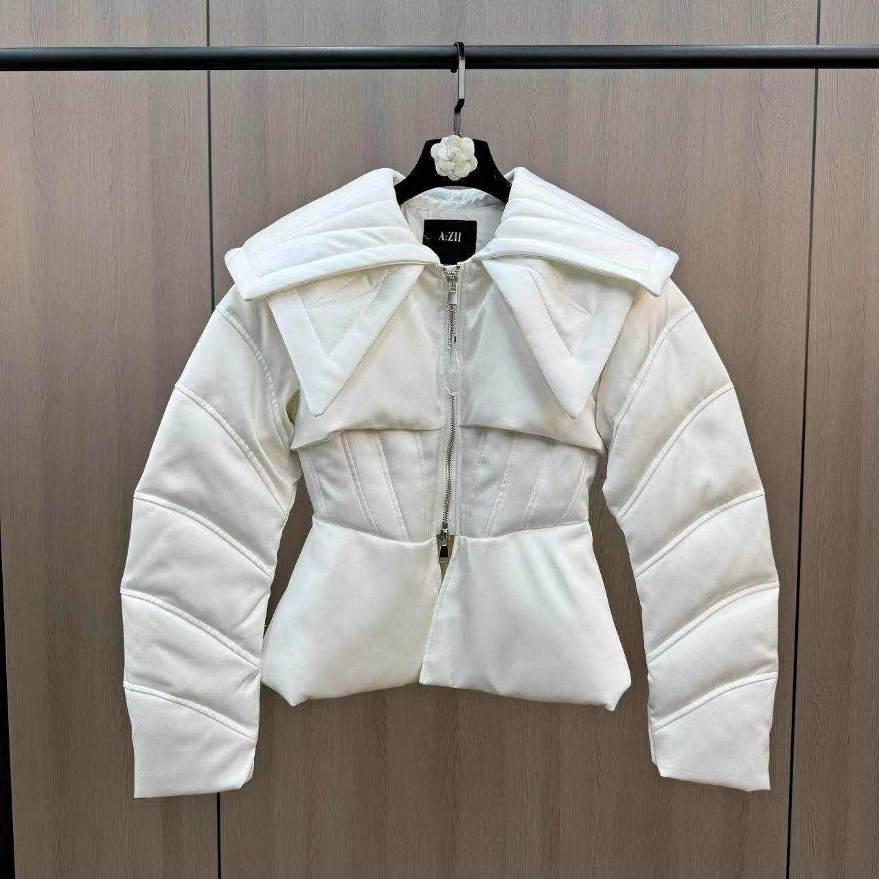 Women's Waist Slimming Down Jacket - Stylish, Warm & Versatile for Winter - Buy Center