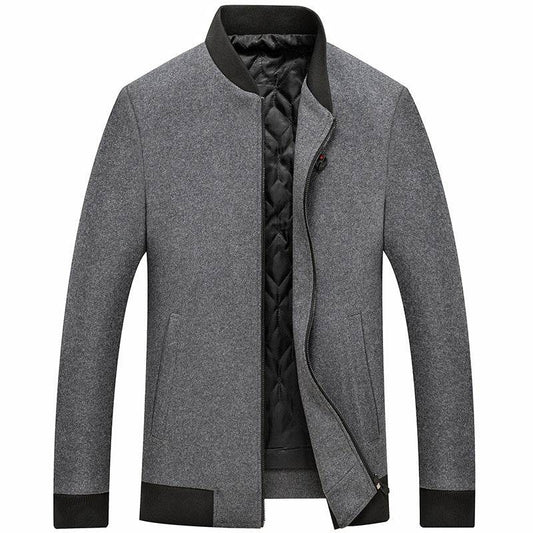 Woolen Top Cotton Baseball Uniform - Warm Stylish Parkas for Chilly Days - Buy Center