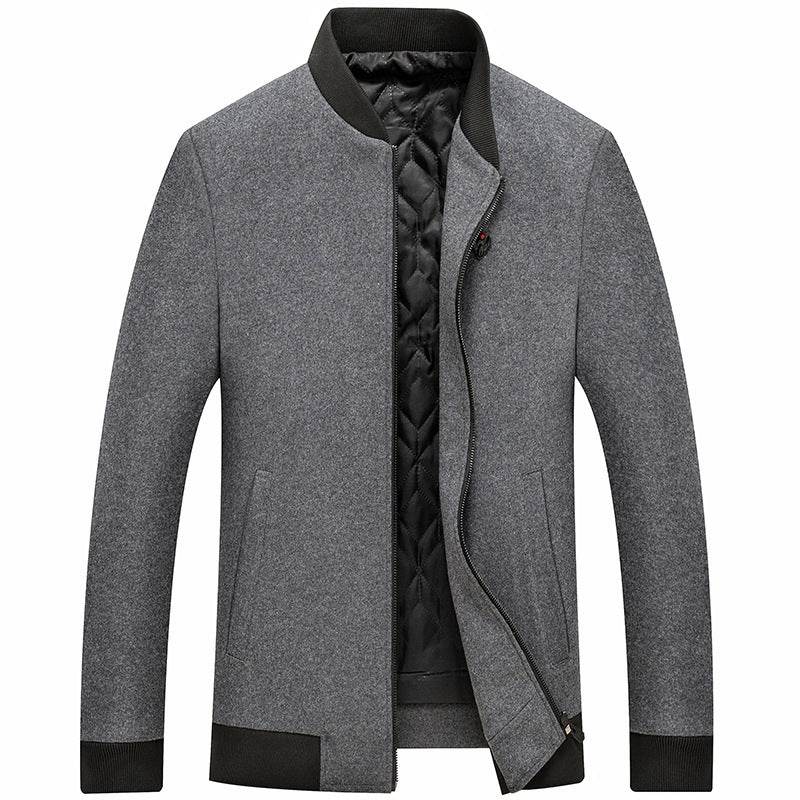 Woolen Top Cotton Baseball Uniform - Warm Stylish Parkas for Chilly Days - Buy Center