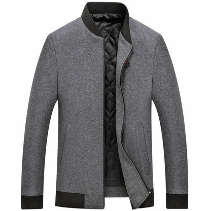 Woolen Top Cotton Baseball Uniform - Warm Stylish Parkas for Chilly Days - Buy Center