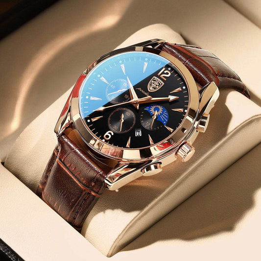 Waterproof Luminous Men's Watch - Stylish Quartz with Durable Design - Buy Center