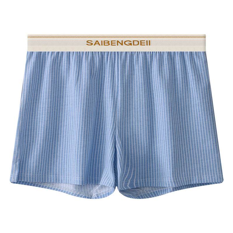 Men's Plus Size Cotton Stripes Boxer - Breathable & Comfortable Essential - Buy Center