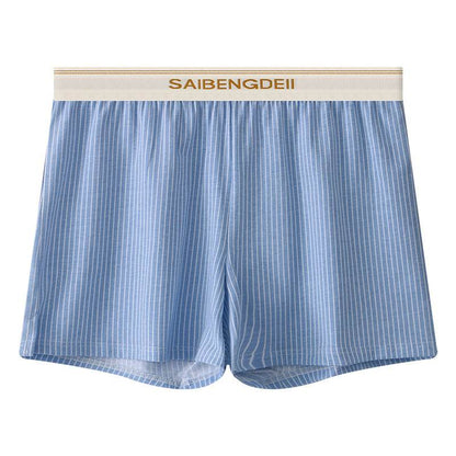 Men's Plus Size Cotton Stripes Boxer - Breathable & Comfortable Essential - Buy Center