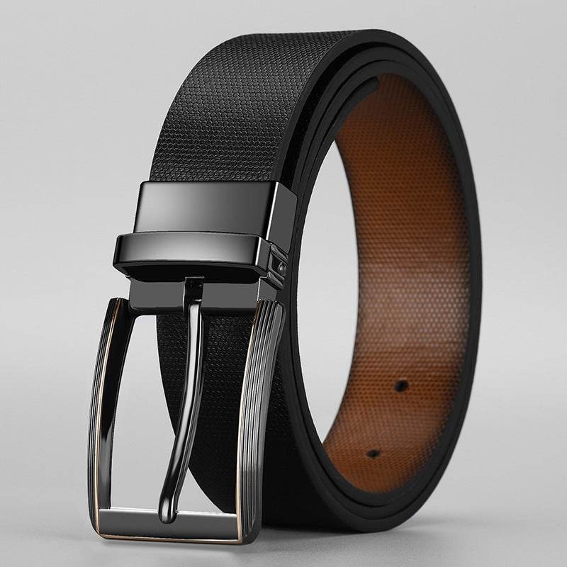 Boys Trend Advanced Texture Belt - Double-Sided, Rotatable Pin Buckle - Buy Center