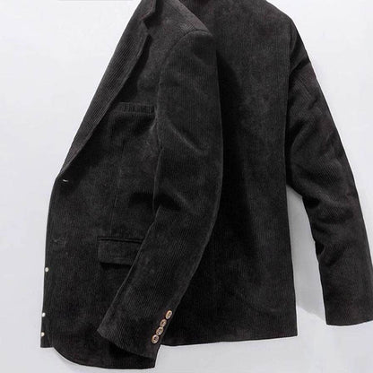 Stylish Corduroy Suit Jacket for Men - Slim Fit Autumn Business Casual - Buy Center