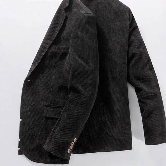 Stylish Corduroy Suit Jacket for Men - Slim Fit Autumn Business Casual - Buy Center