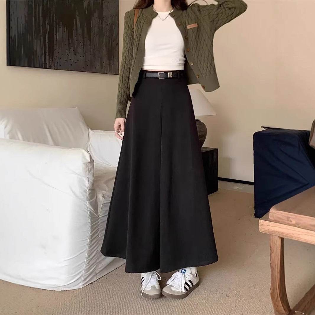 Versatile Half Length Swing Skirt - Casual Ruffle Design Plus Sizes - Buy Center