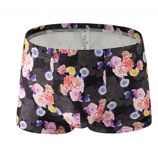 Multi-Color Rose Boxers - Premium Milk Silk, Comfortable & Breathable
