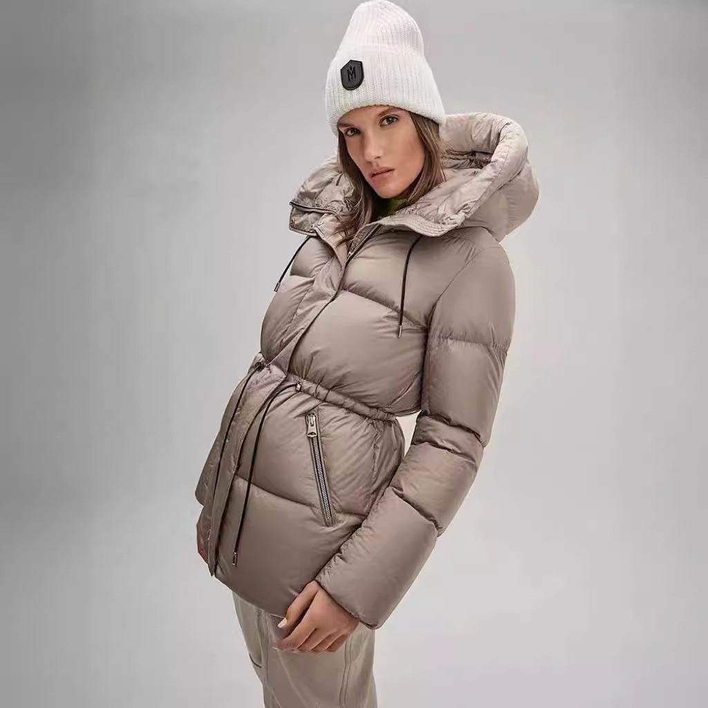 Women's Velvet Down Cotton Padded Coat - Stylish and Warm Winter Jacket - Buy Center