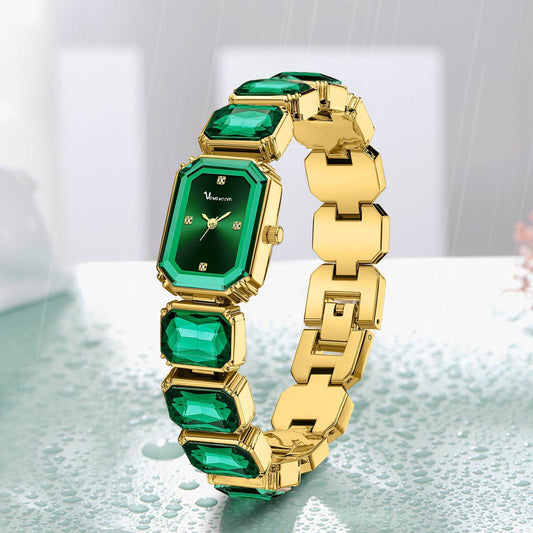 Elegant Square Dial Women's Bracelet Watch - 27mm Stylish Timepiece - Buy Center