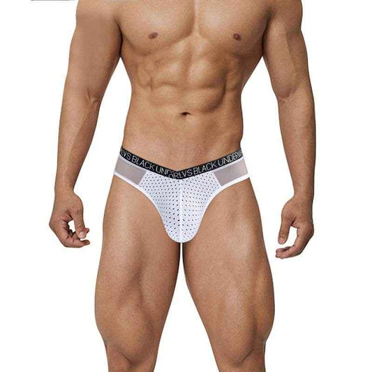Men's Breathable Quick-Drying Panties - Comfortable Nylon Briefs for All Seasons
