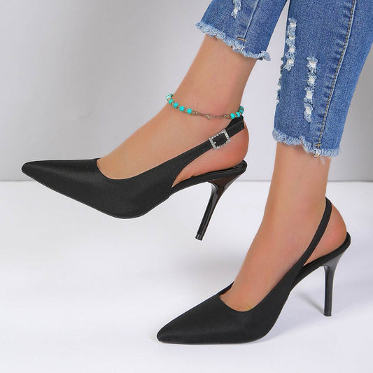 Buycenter Trendy Closed Toe High Heel Sandals - Stylish Women’s Footwear - Buy Center