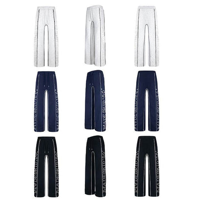 Stylish Casual Sports Pants - Loose Hot Diamond Letter Stripes for Teens - Buy Center