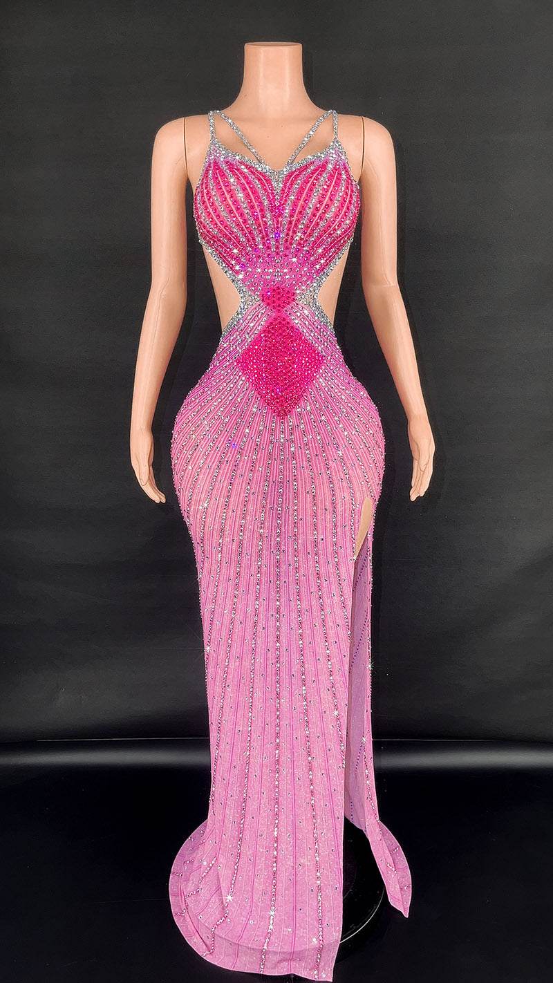 Sling Bodycon Dress - Sleeveless Asymmetric Design for Vibrant Parties - Buy Center