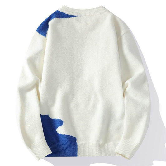 Trendy Korean-Style Men's Sweater - Thick Pullover in Classic Colors - Buy Center