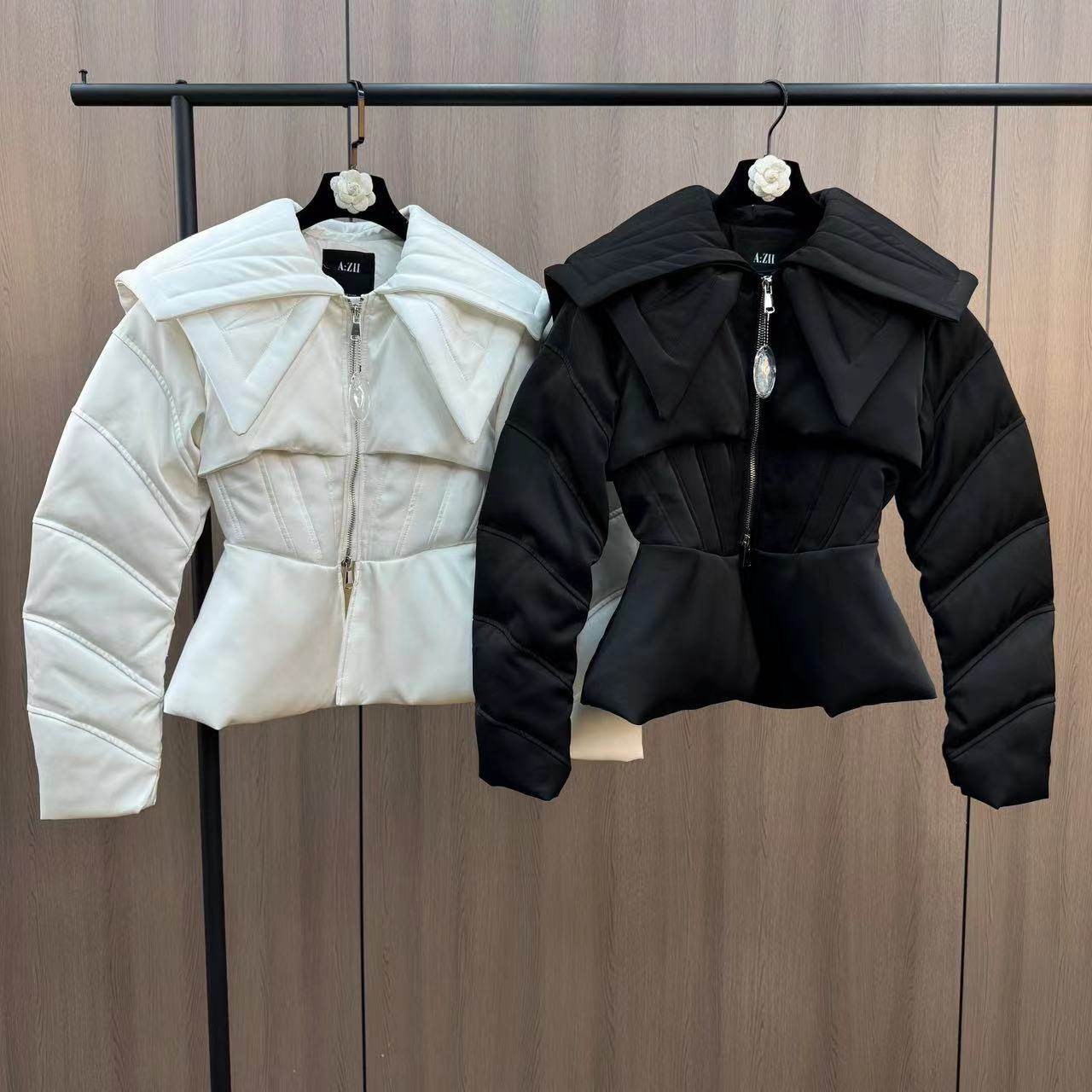 Women's Waist Slimming Down Jacket - Stylish, Warm & Versatile for Winter - Buy Center