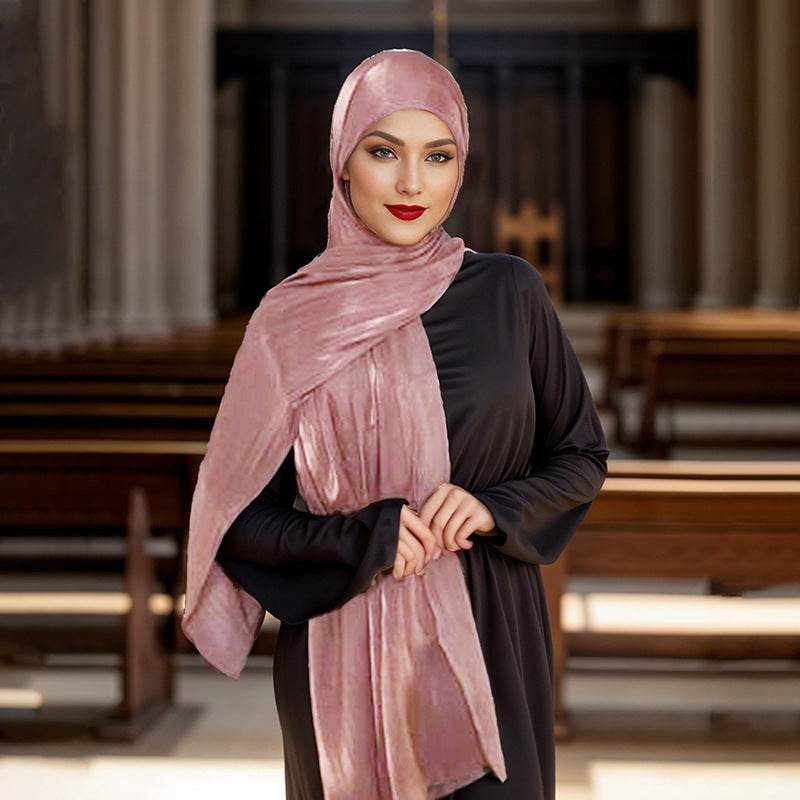 Bright Silk Island One-Piece Headscarf - Lightweight & Stylish for Any Occasion - Buy Center