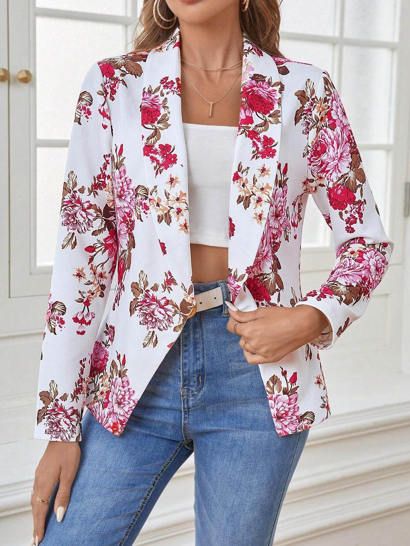 Buycenter Candy Color Cardigan Coat - Loose Fit, 3D Print Style - Buy Center