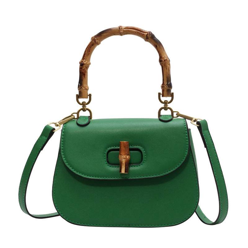 Buycenter Women's Portable Bamboo Shoulder Bag - Urban Simplicity Style - Buy Center