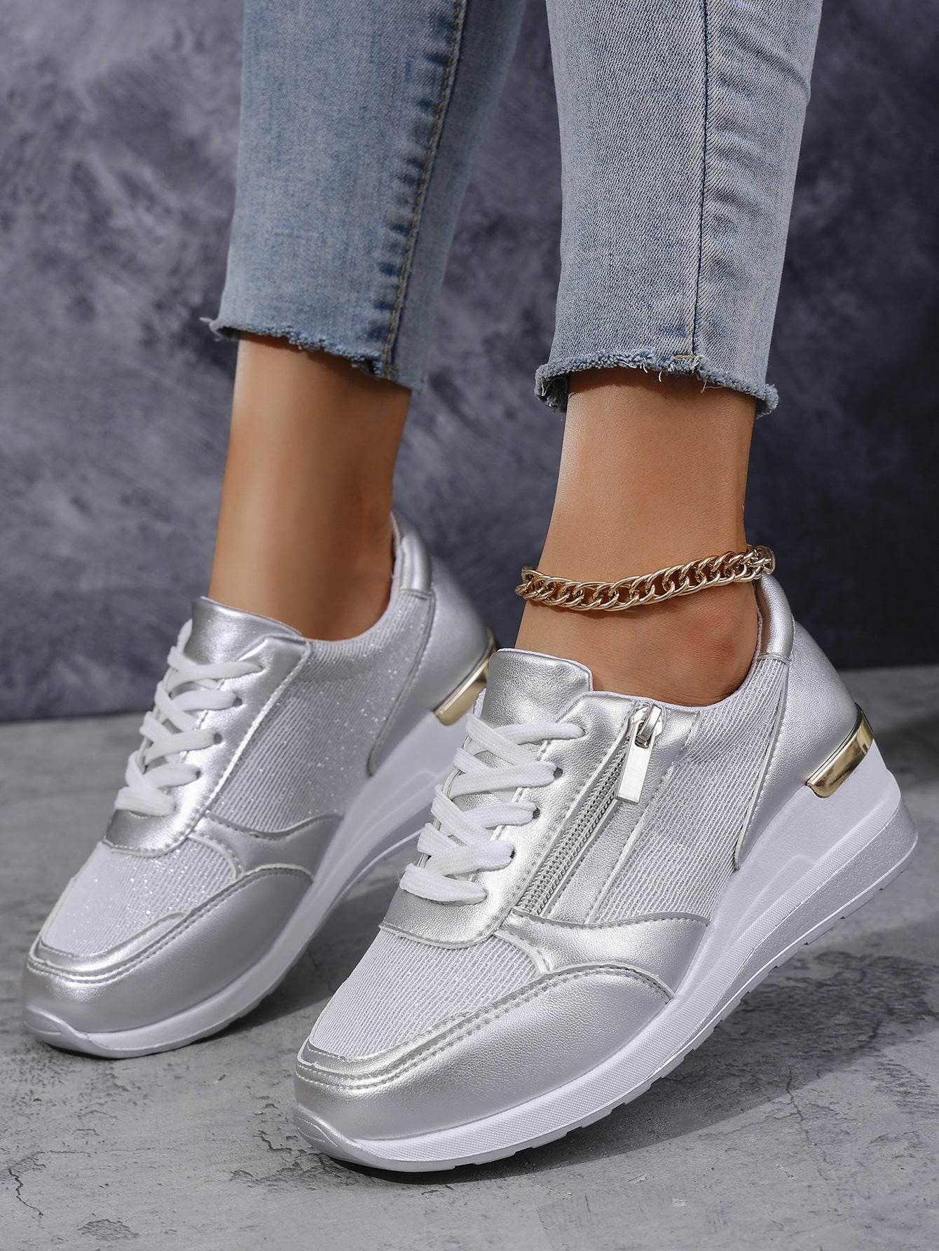 Fashionable Sports Leisure Flats - Stylish Solid Color, Low Top Design - Buy Center