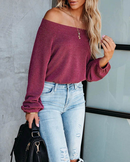 Trendy Loose Knitwear Sweater for Women - Stylish & Comfortable Fit - Buy Center