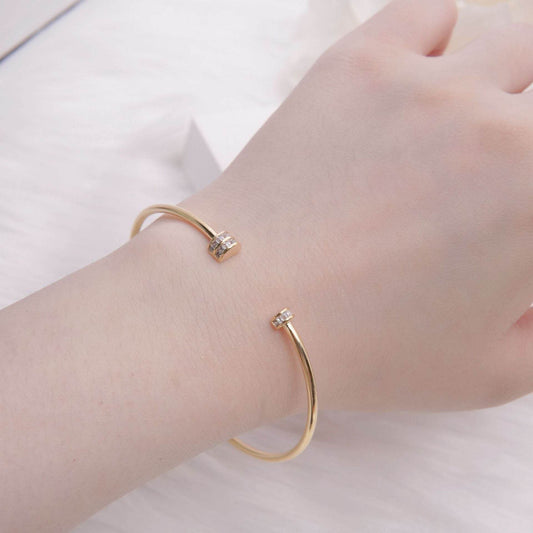 Elegant Zircon Bracelet for Women - Light Luxury Design, Trendy Style - Buy Center