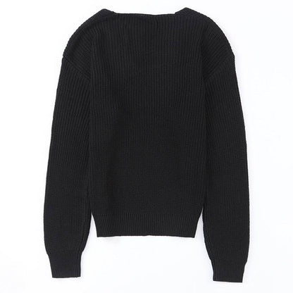 Autumn Slim Fit Women's Sweater - Trendy Long Sleeve Pullover Top - Buy Center