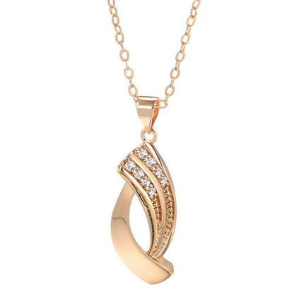 Retro High Street Women's Necklace - Personalized Rose Gold Accessory - Buy Center