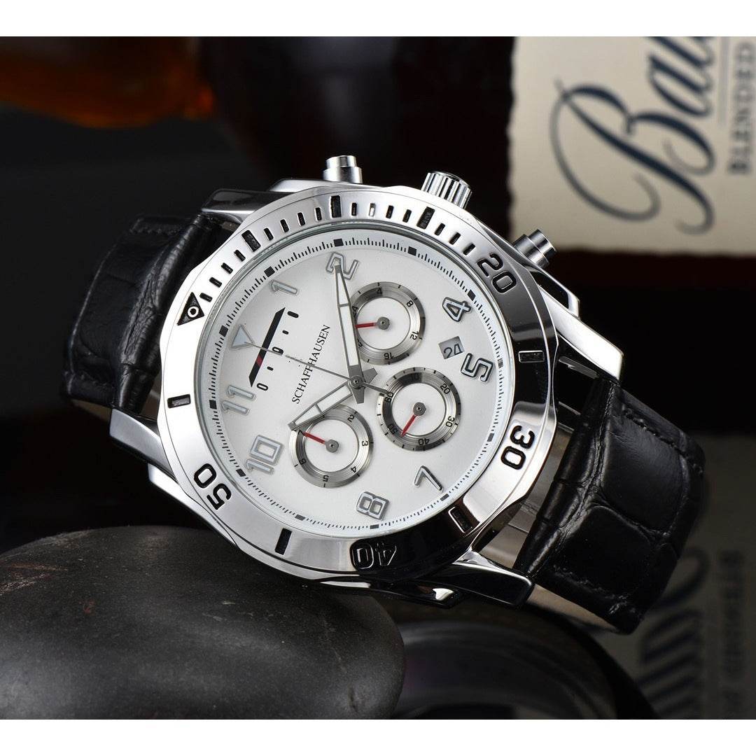Buycenter Six-Pin Quartz Men's Business Watch - Stylish Full-Function Design - Buy Center
